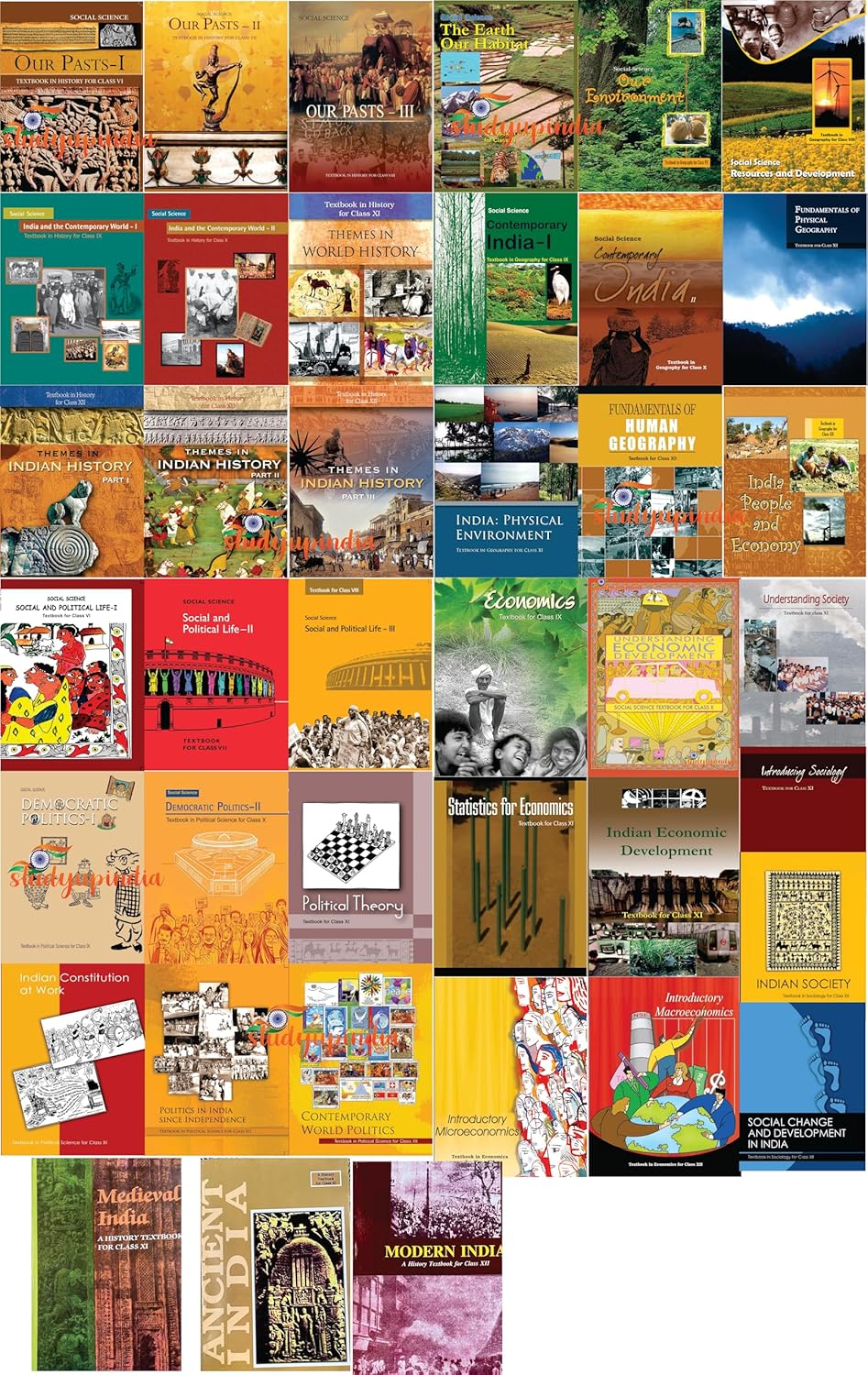 Complete NCERT Books Set for OPSC OAS, ASO & All Competitive Exams