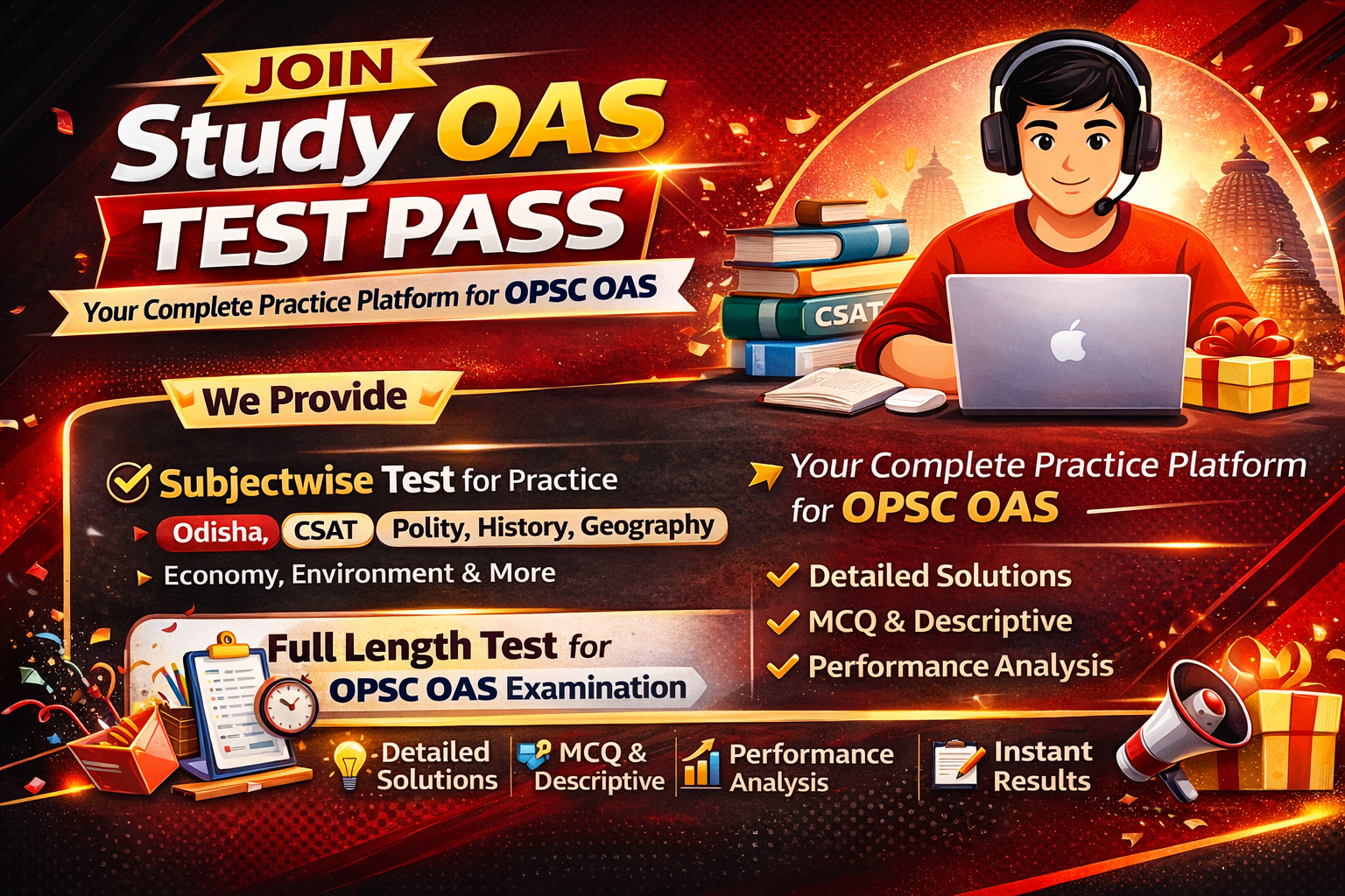 JOIN STUDY OAS TEST PASS